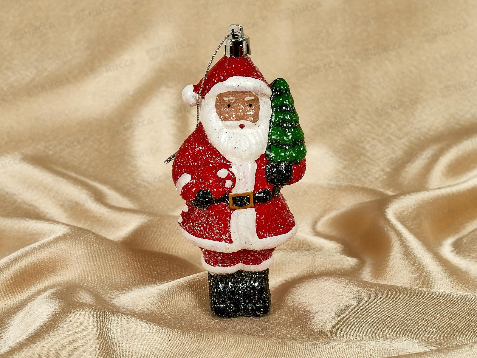 Елочная игрушка Веселый Дедушка 5,5*12см 107-6082