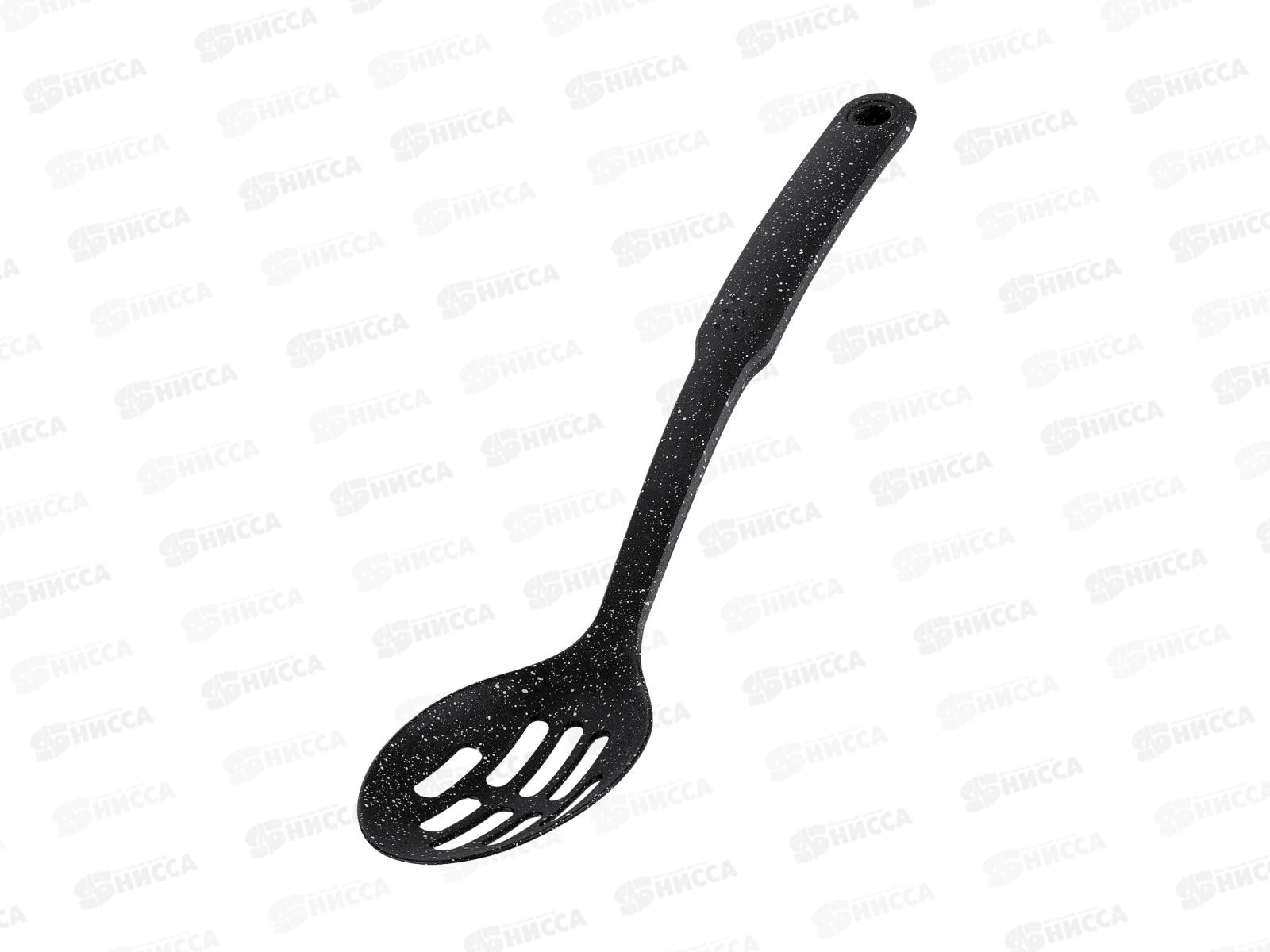 Ложка с прорезями 93-BK2C-3 Linea Punto Nero