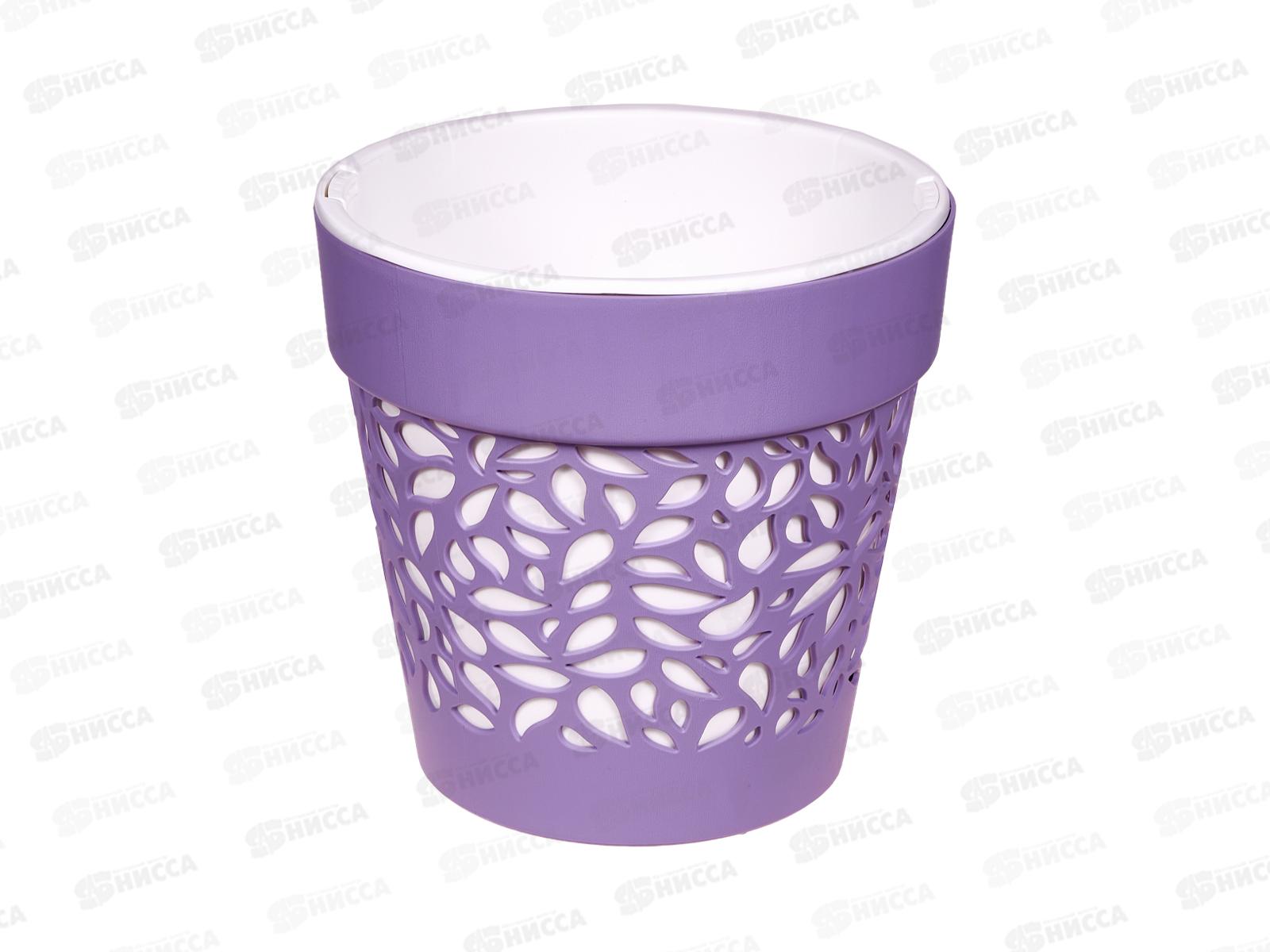 Кашпо &quotБлоссом&quot 8,3л Лавандовый сорбет КШ-0536 *6