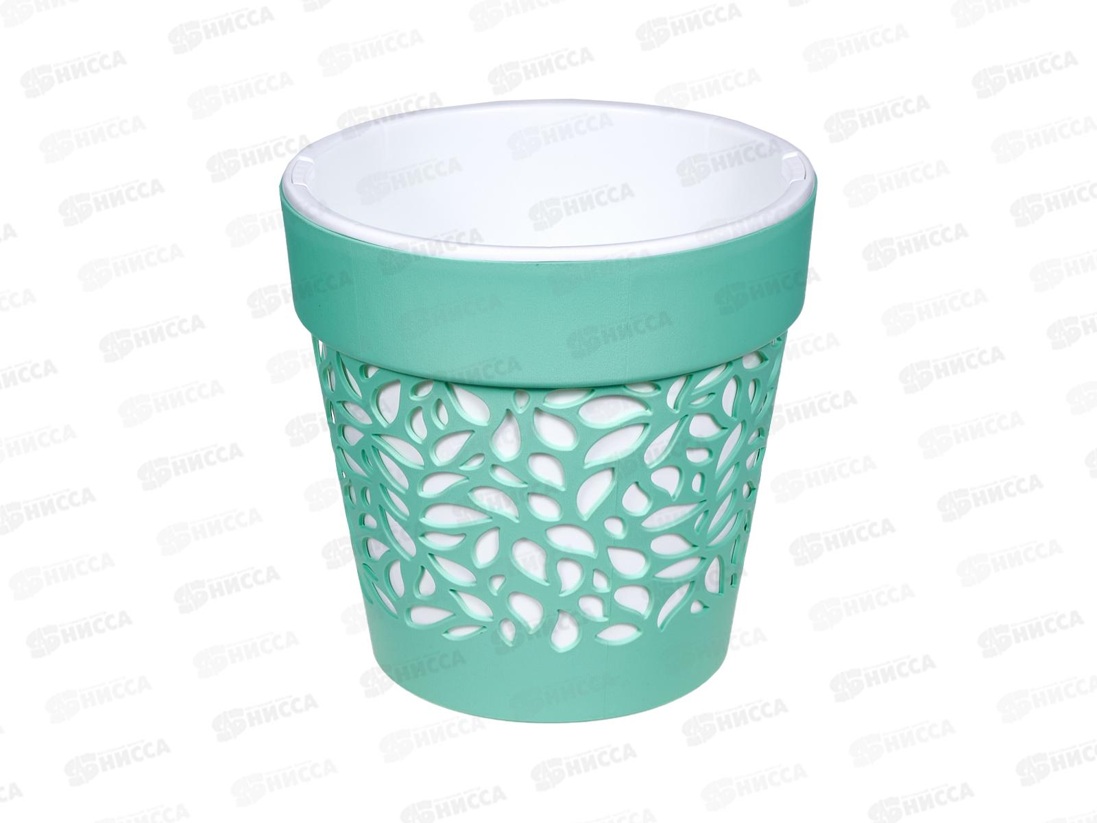 Кашпо &quotБлоссом&quot 8,3л Мята КШ-0538 *6