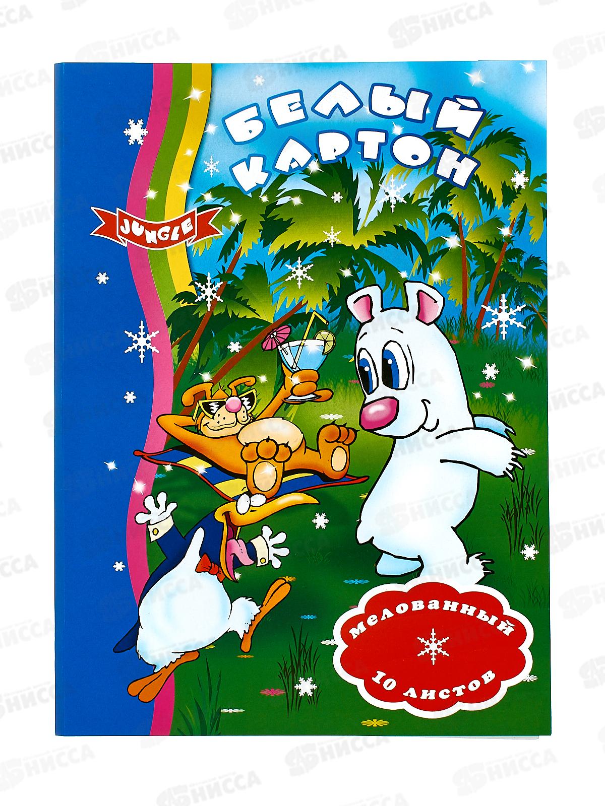 Картон Белый А4 Союзбланкиздат 10л мел. 128079 *25