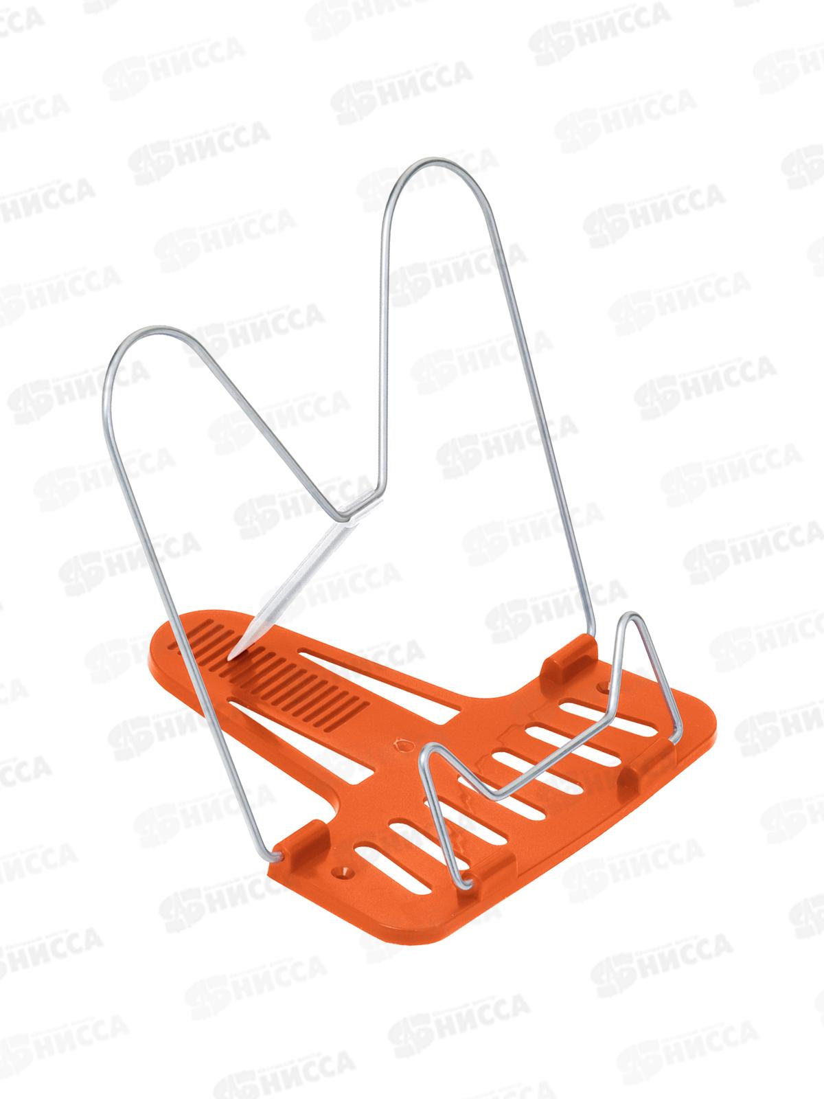 Подставка для книг СТАММ Премиум,оранж. неон., ПК-31456*15