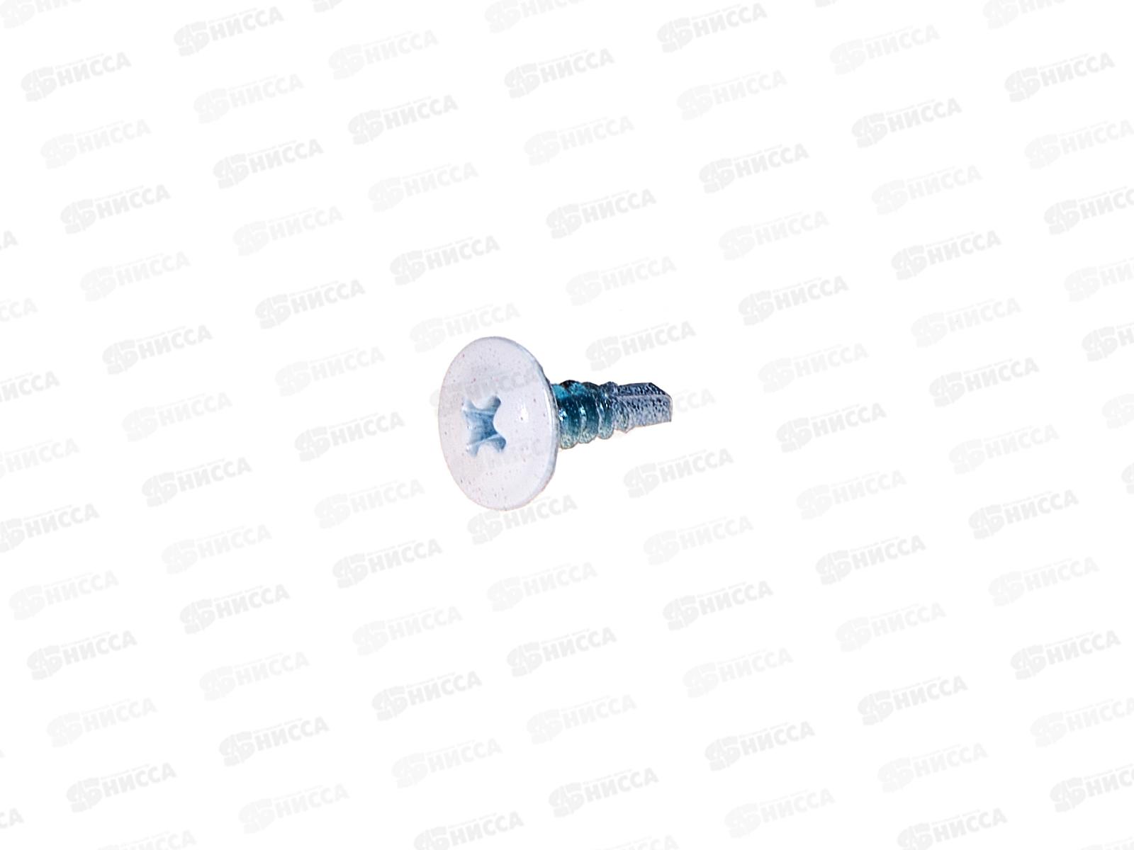 Саморез кровельный RAL9003 4,2*13 (1000шт) прессшайба сверло, белый, Zitar *12