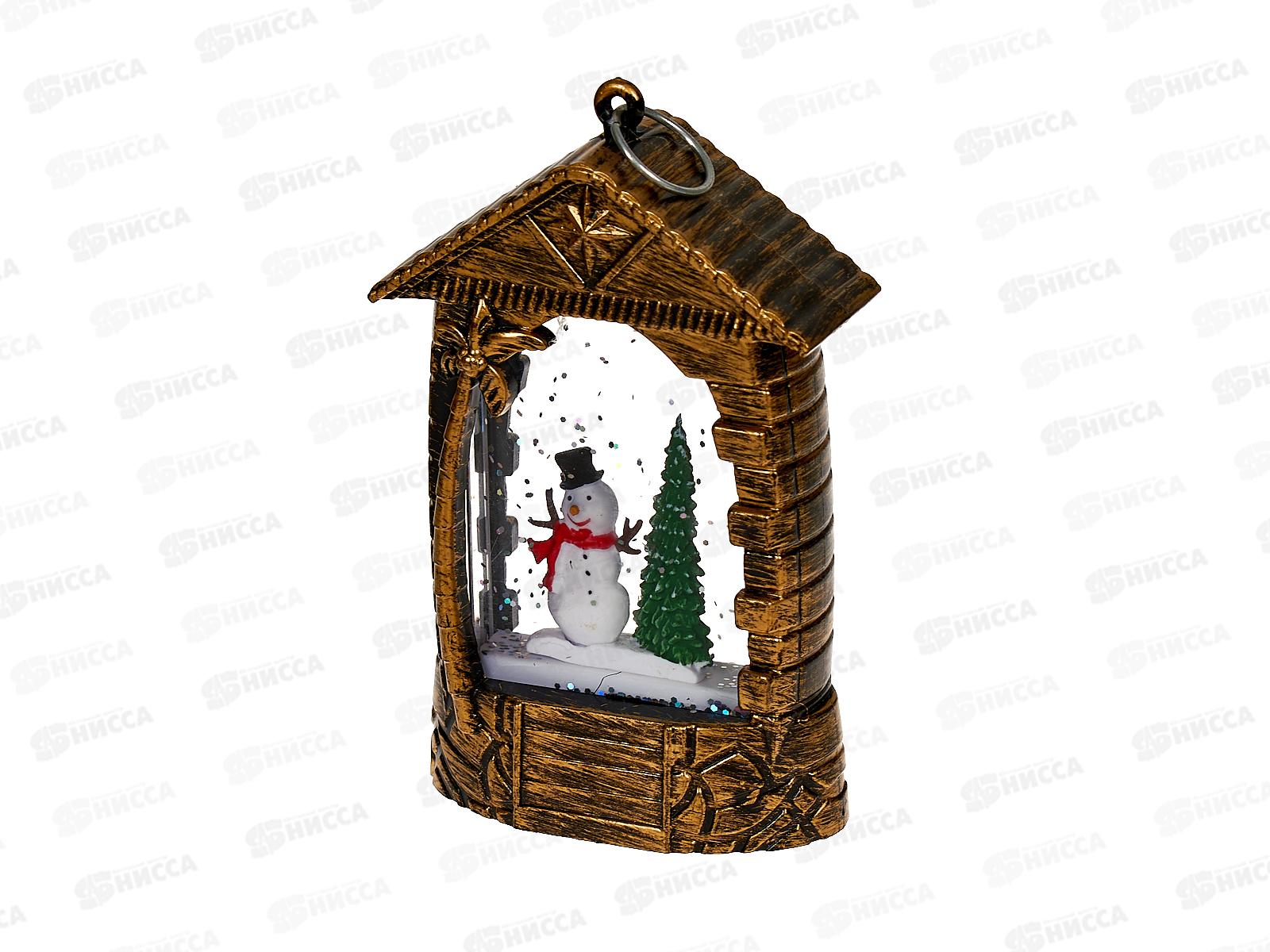 Сувенир &quotЗагадка Снеговик&quot 7,5*12,5см с подсв 700-0692