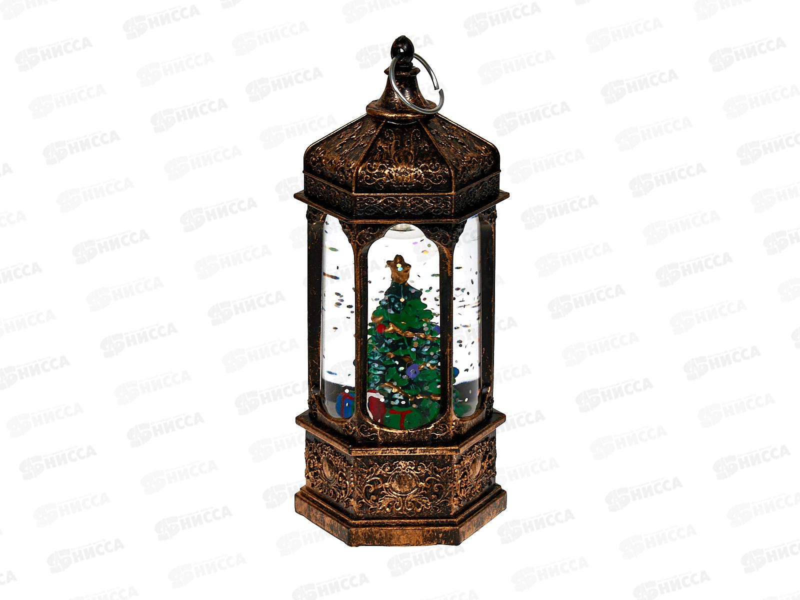 Сувенир &quotСказочный мир Елка&quot 6,4*14,5см бронза с подсв 700-0730