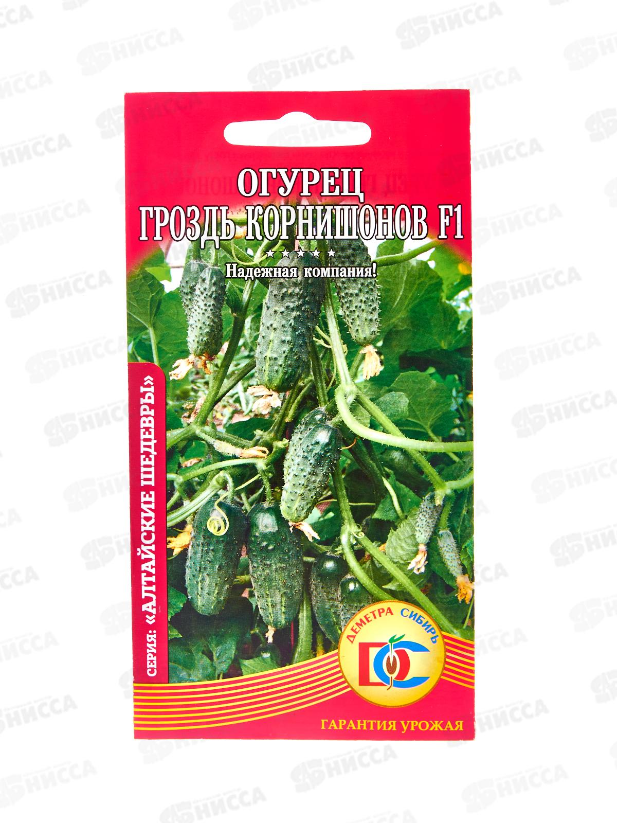 Огурец Гроздь корнишонов F1 (5шт) ДемСиб *10