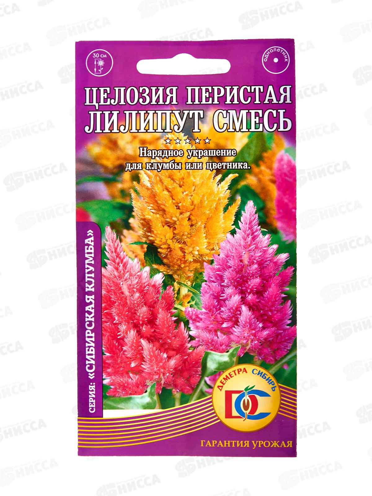 Целозия перистая Лилипут смесь (0,1г) ДемСиб *10