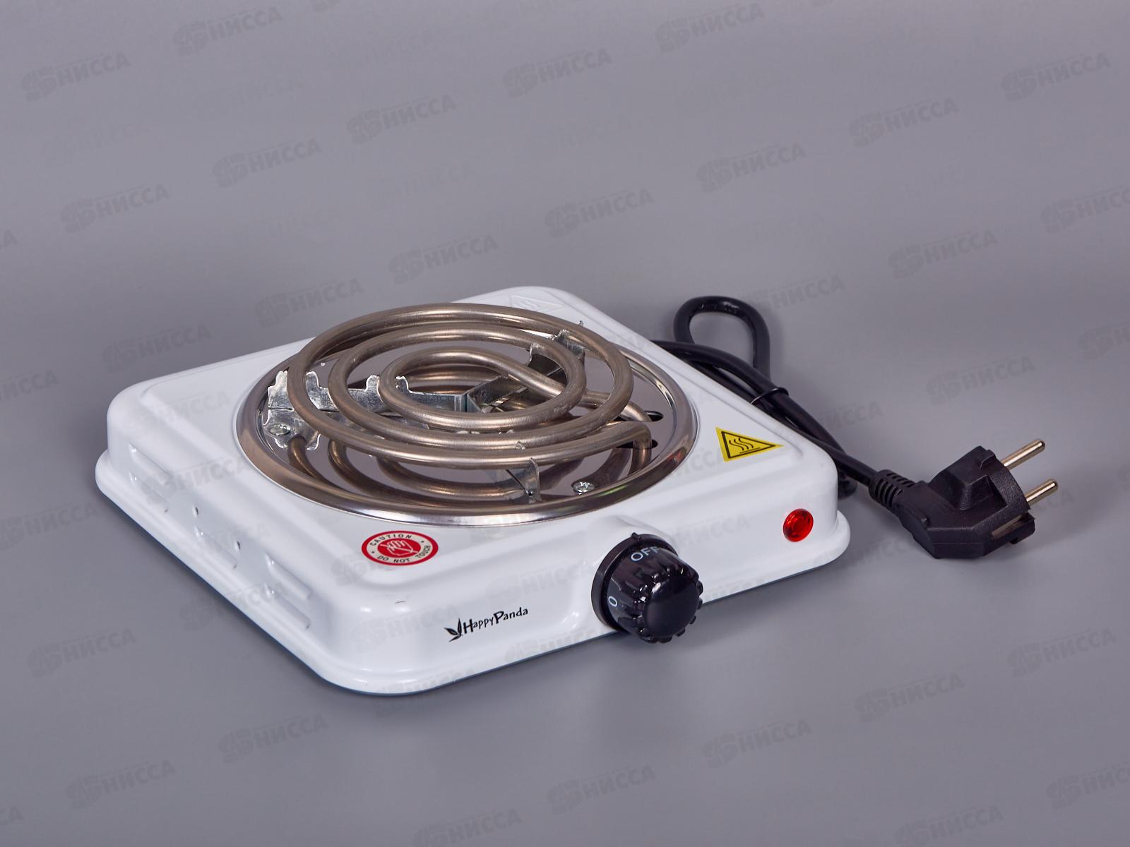 Плита электрическая  HP-02W 1000Вт 132мм 1конфорка/спираль белый