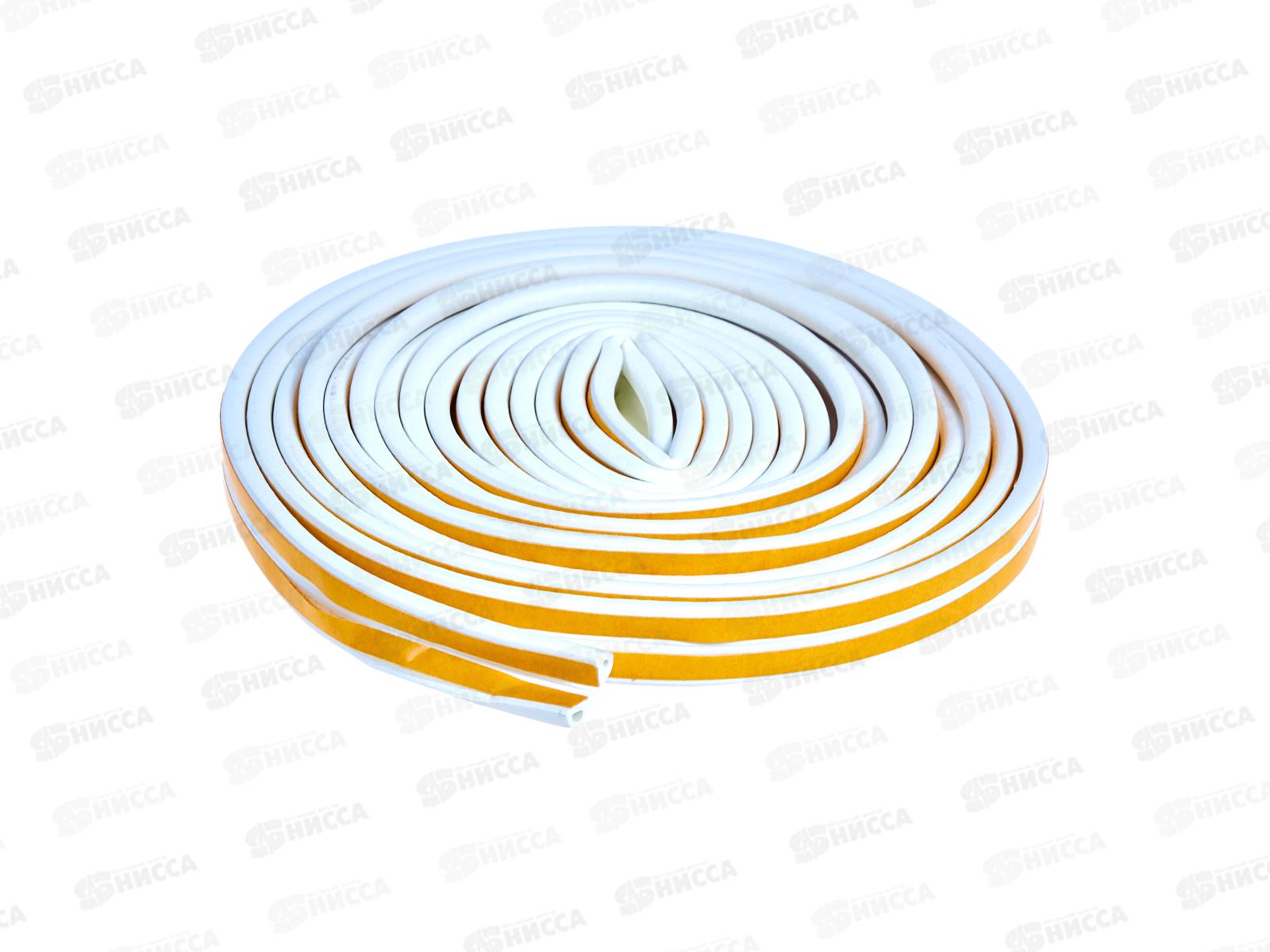 Уплотнитель самоклеящийся PRAKTISCHE 9х5,5мм Р- 12м (бел) У0082