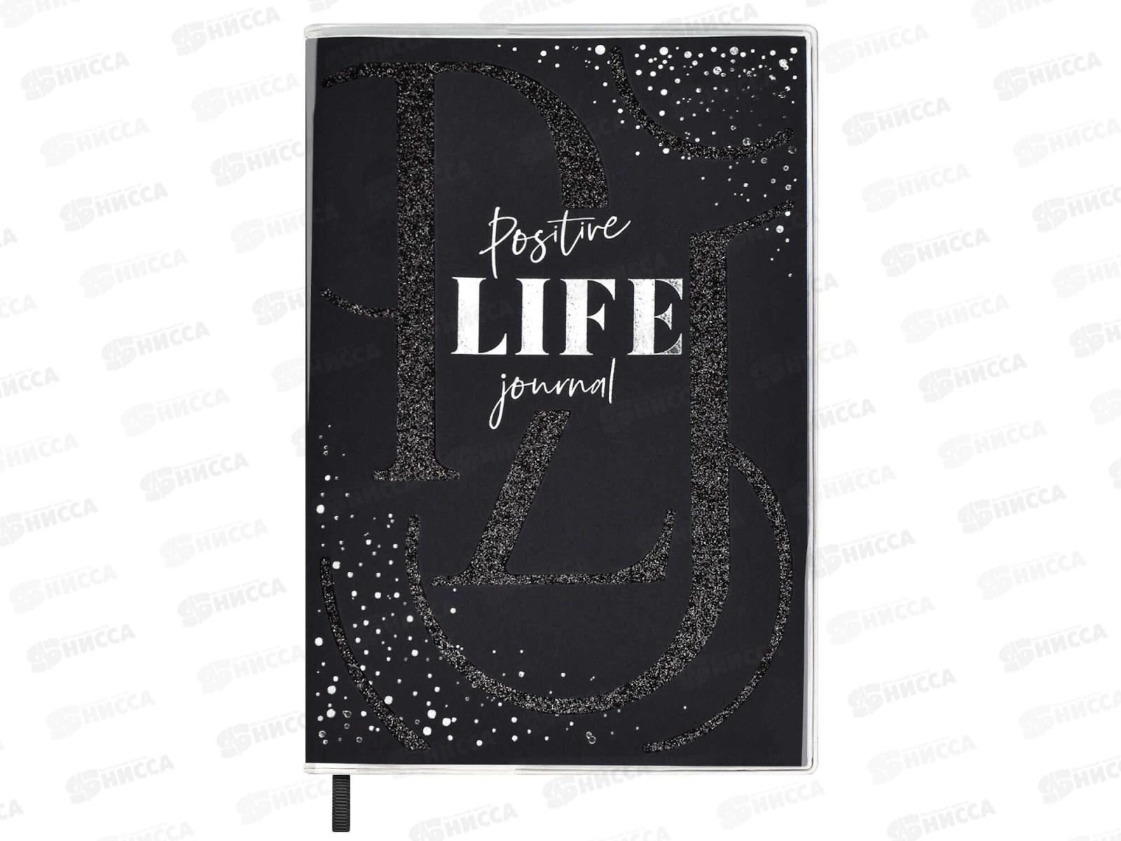 Записная книжка ФЕН А6+, 96л, Escalada, Мысли позитивно, черный 60795