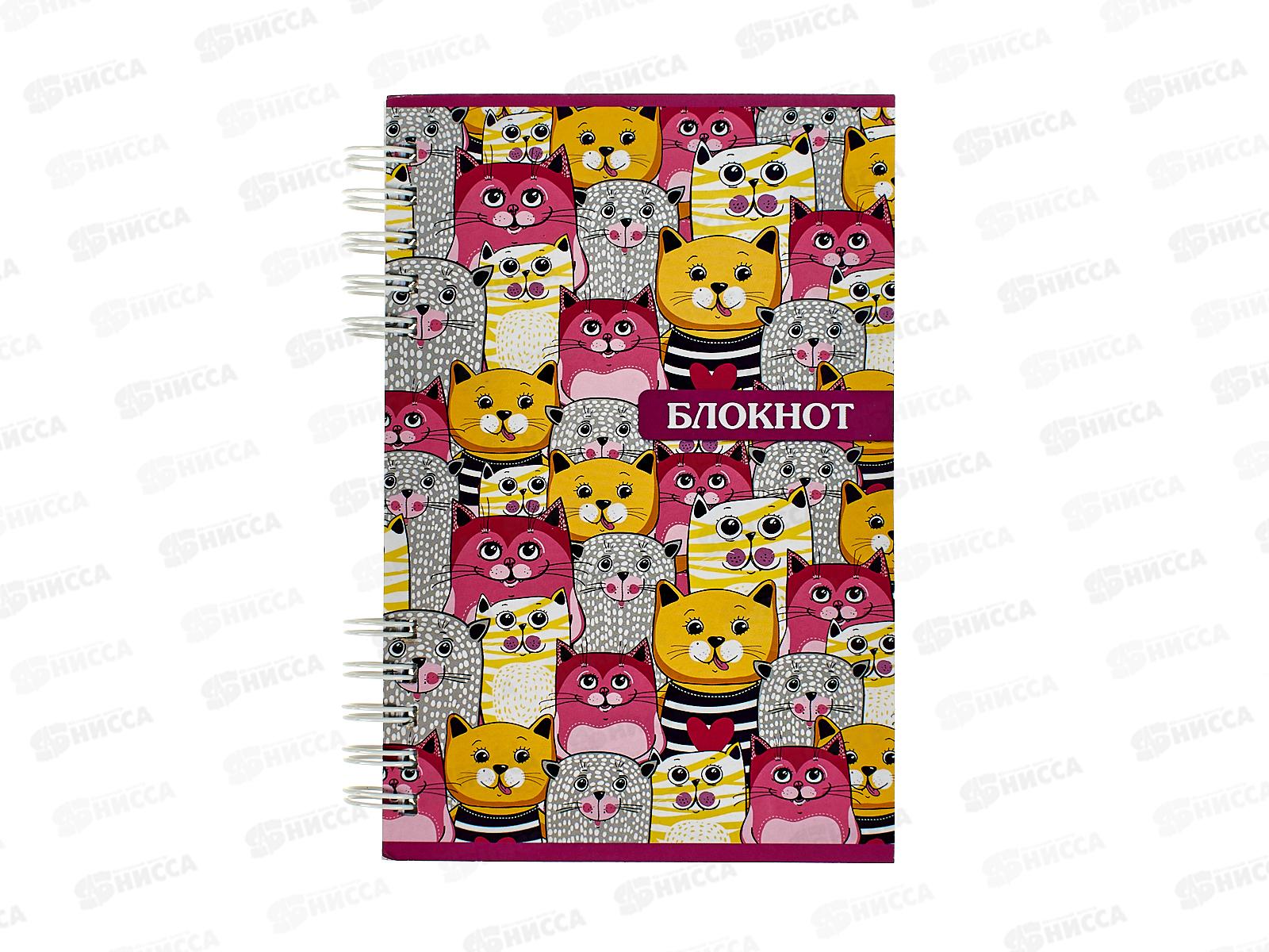 Блокнот120л ПГС NB Котики 2 А6 греб. *6/48
