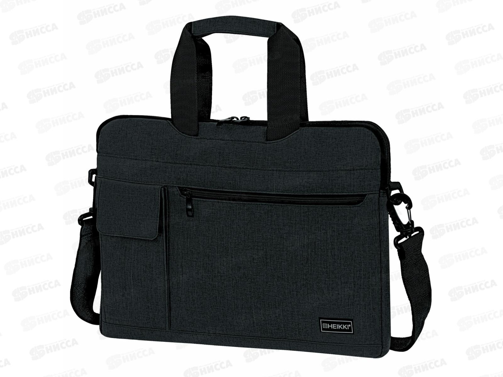 Сумка портфель HEKKI NOVATION черн,28*38*3см,272594