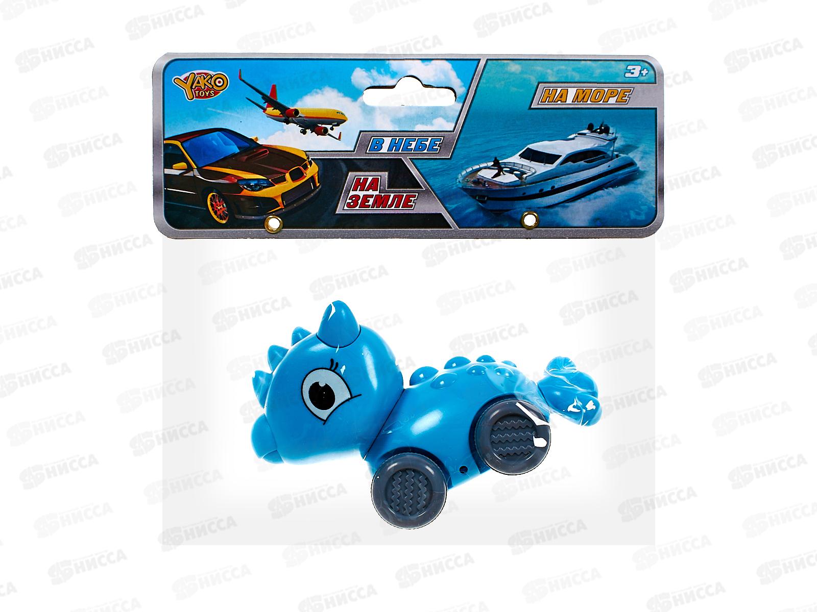 Машинка-динозавр, 3 вида, М1692-1, в пакете 16,5*18см