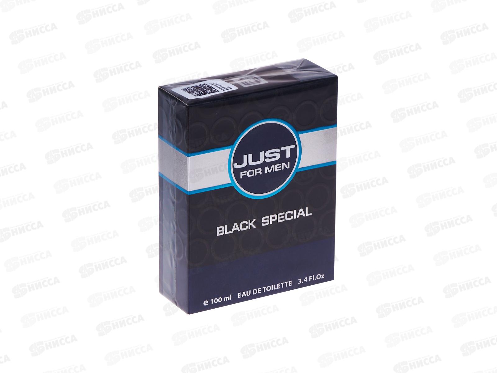 Just for MEN Black, туалетная вода 100мл мужская *12 М