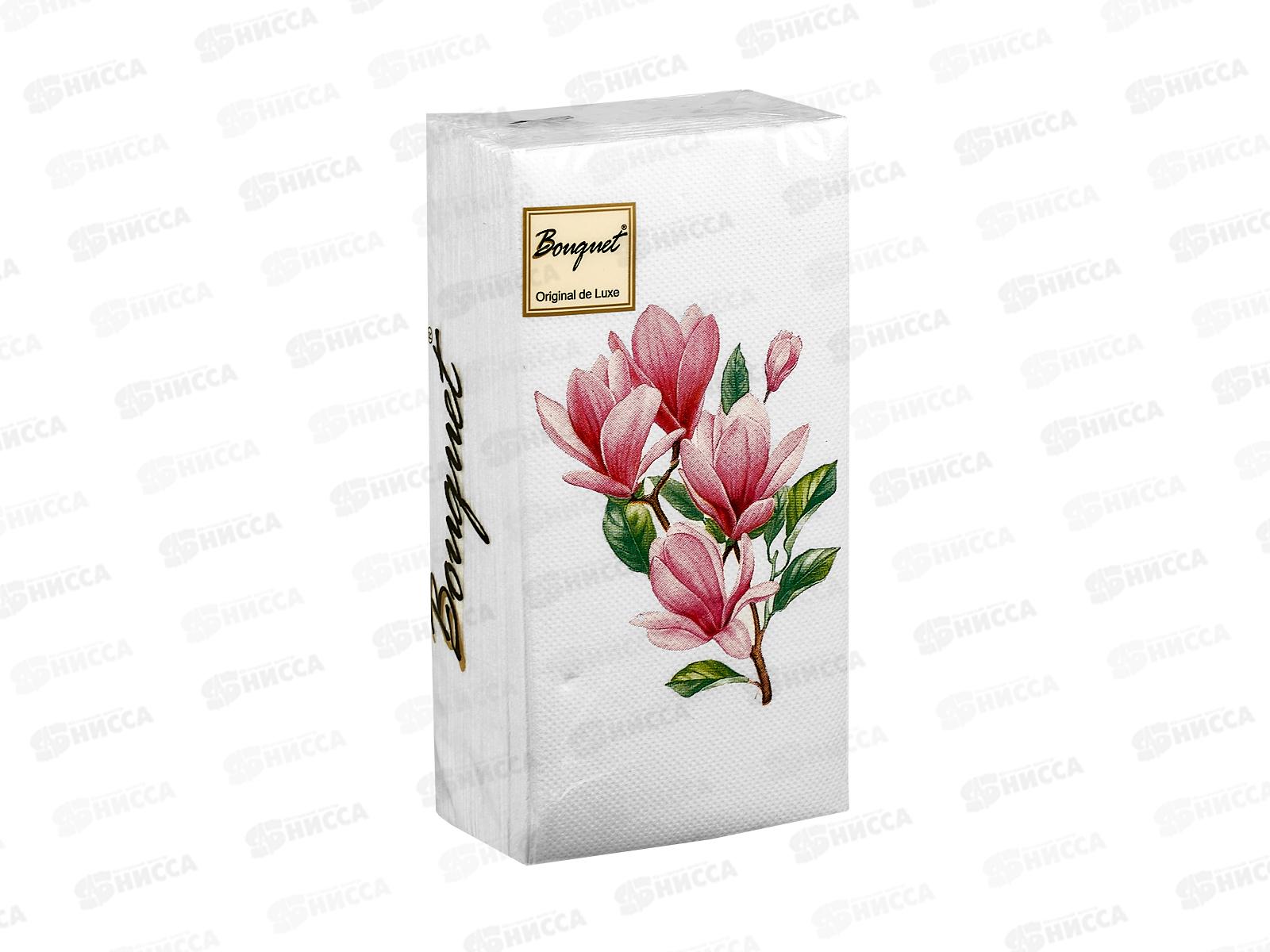 Салфетки 2сл 20л  33*33 Bouquet Original de Luxe Магнолия,25191 *12