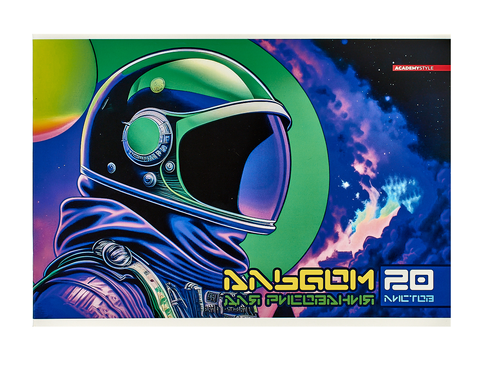 Альбом для рисования 20л АКАД Астронавт, EAC-1423 *40