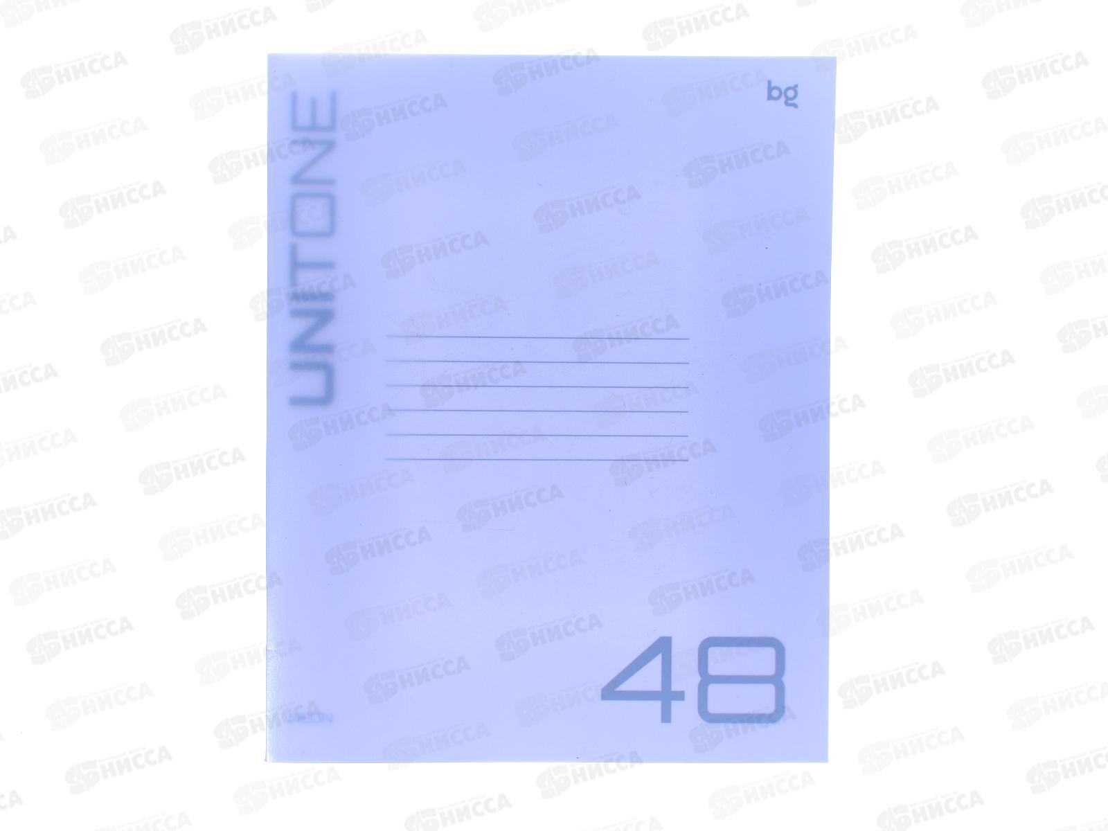 Тетрадь 48листов клетка  BG UniTone.Neon.пластик.обложка,неон сирен,12470*4/56