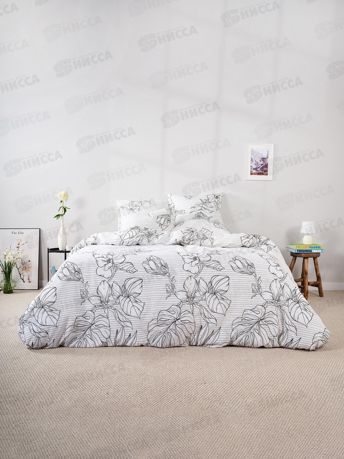 Комплект постельного белья 1,5сп Бязь 120гр НН Джудит 20044-1+71141-17 70*70*2