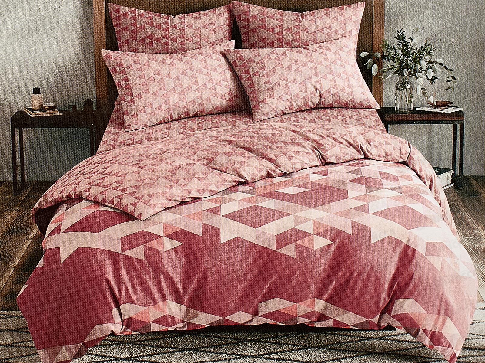 Комплект постельного белья 1,5 спальный Поплин L.R. Кристалл 70900-1+70953-2 70*70(2)