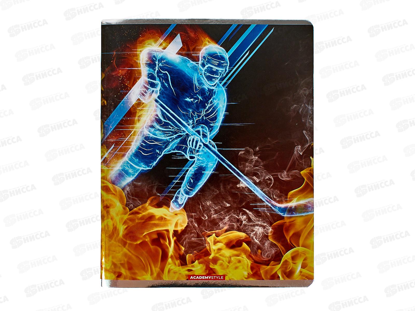 Тетрадь 48листов клетка АКАД Пламенный спорт, EAC-13081/5 *20/60