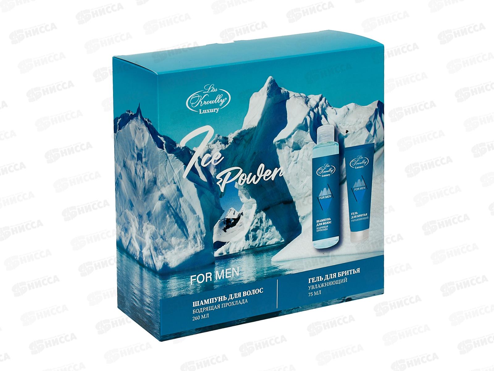LISS KROULLY подарочный набор MN-2401 (шампунь 260мл.+гель для бритья 75мл.) *10