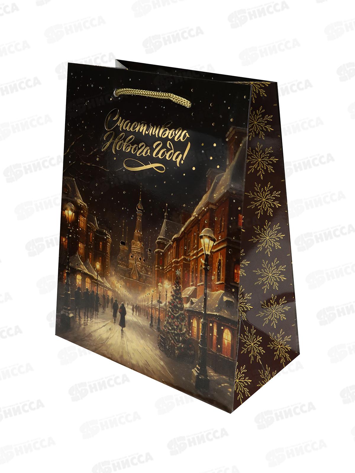 Пакет подарочный MI 18х23х10см (M) Сияние города, ПКП-6650  *12