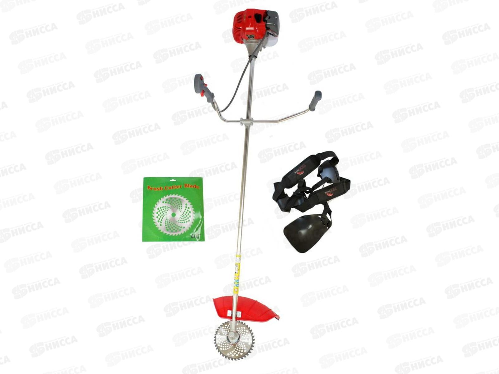 Триммер бензиновый, 3500Вт, 56куб.см ТЕХПРОМ BT-556, (катушка 3Т) неразборная штанга *20