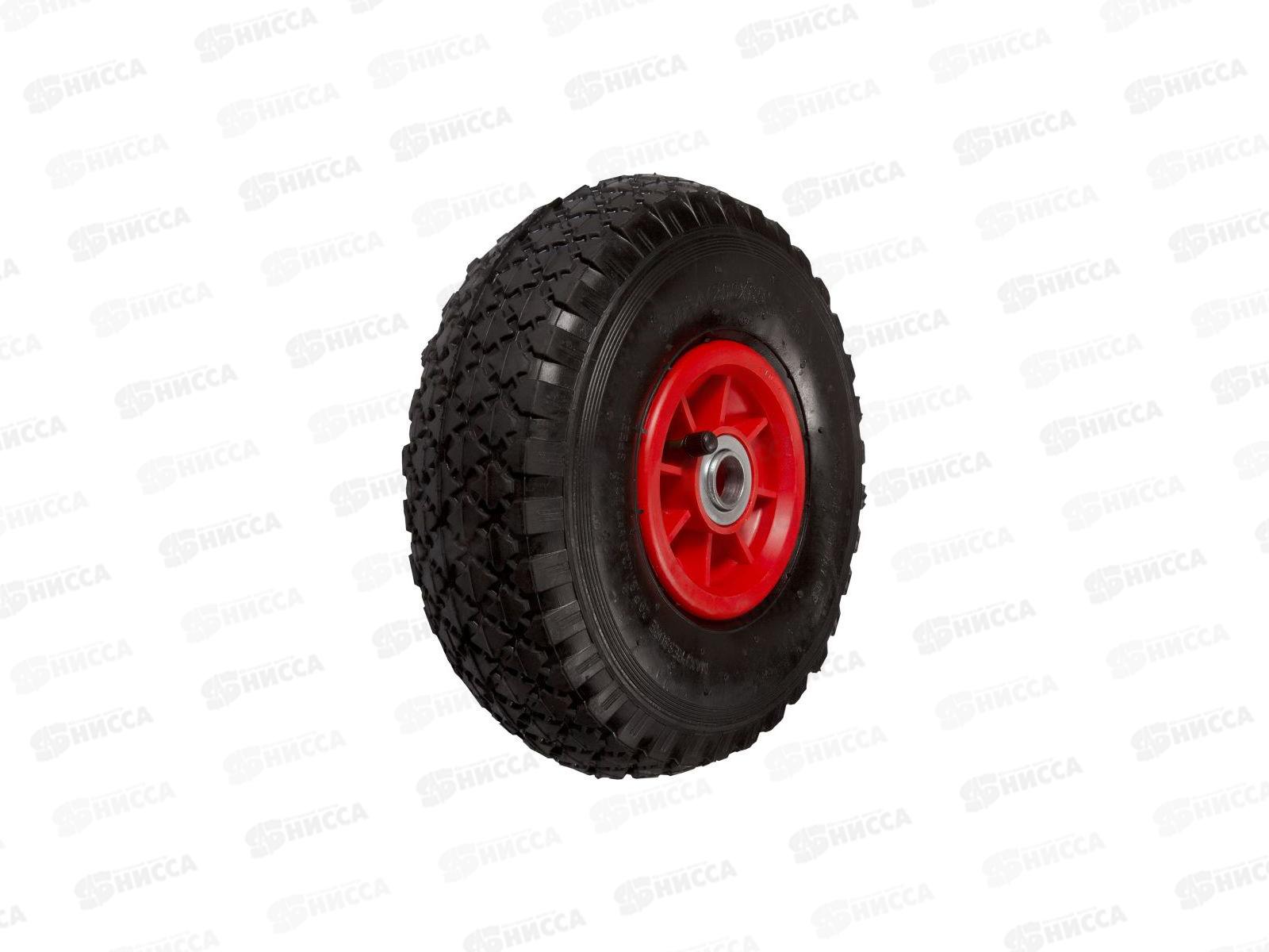 Колесо для тачки строительной PR 3,00-4 (260 х 85) 20/75мм красный диск *10