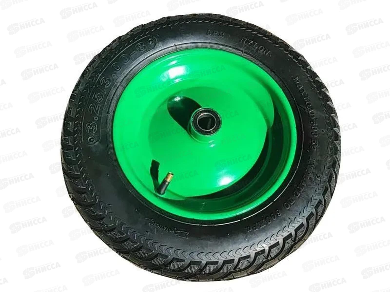 Колесо для тачки садовой PR2400 (13&quotх 3,25-8 20/90мм) диск сварной, красный *5