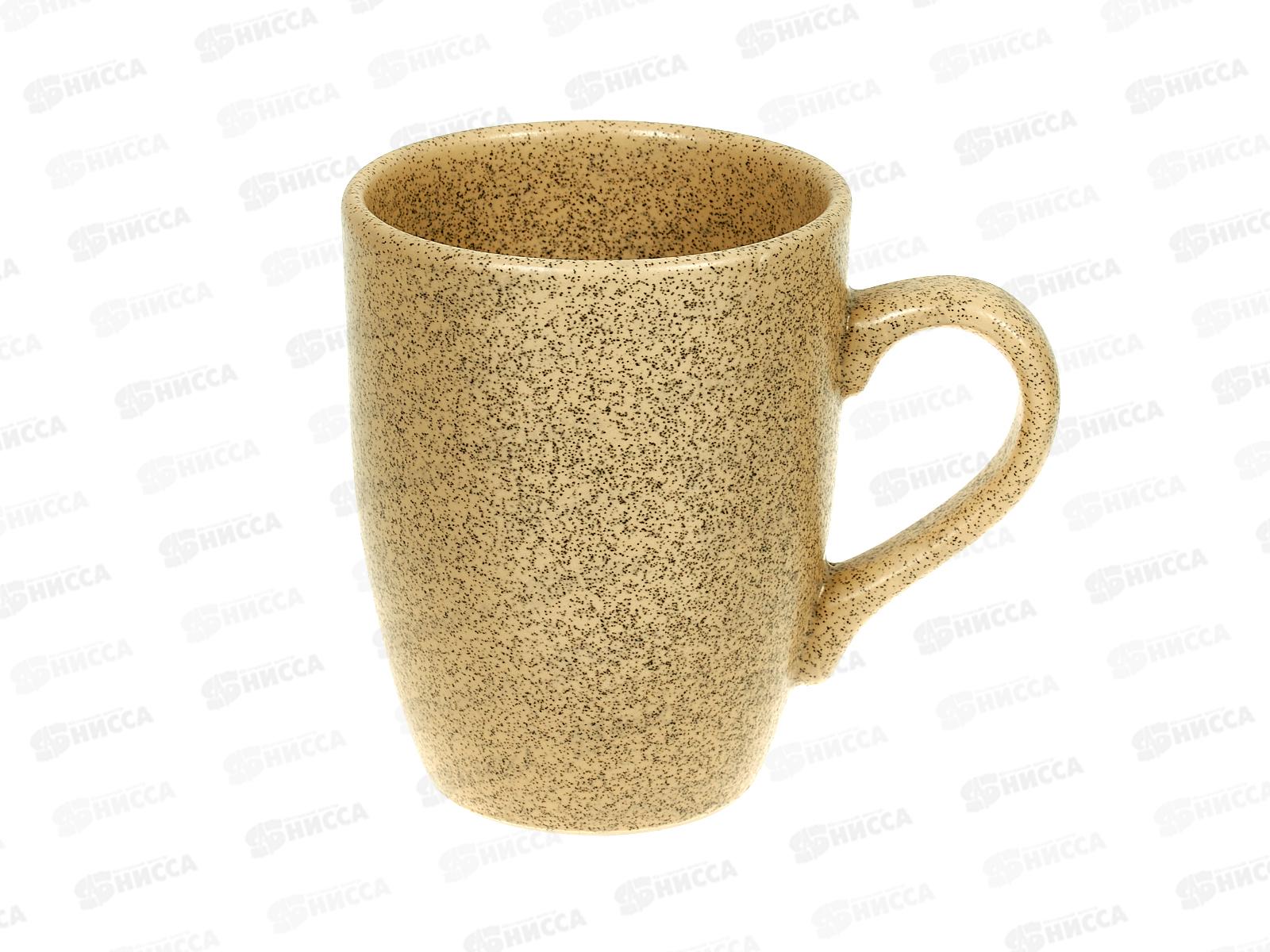 Кружка Alfa Бежевый мрамор  11см KP044011F039