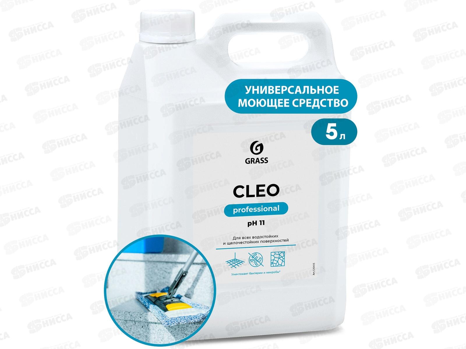 CLEO моющее средство 5,2кг (канистра)  *4  125415