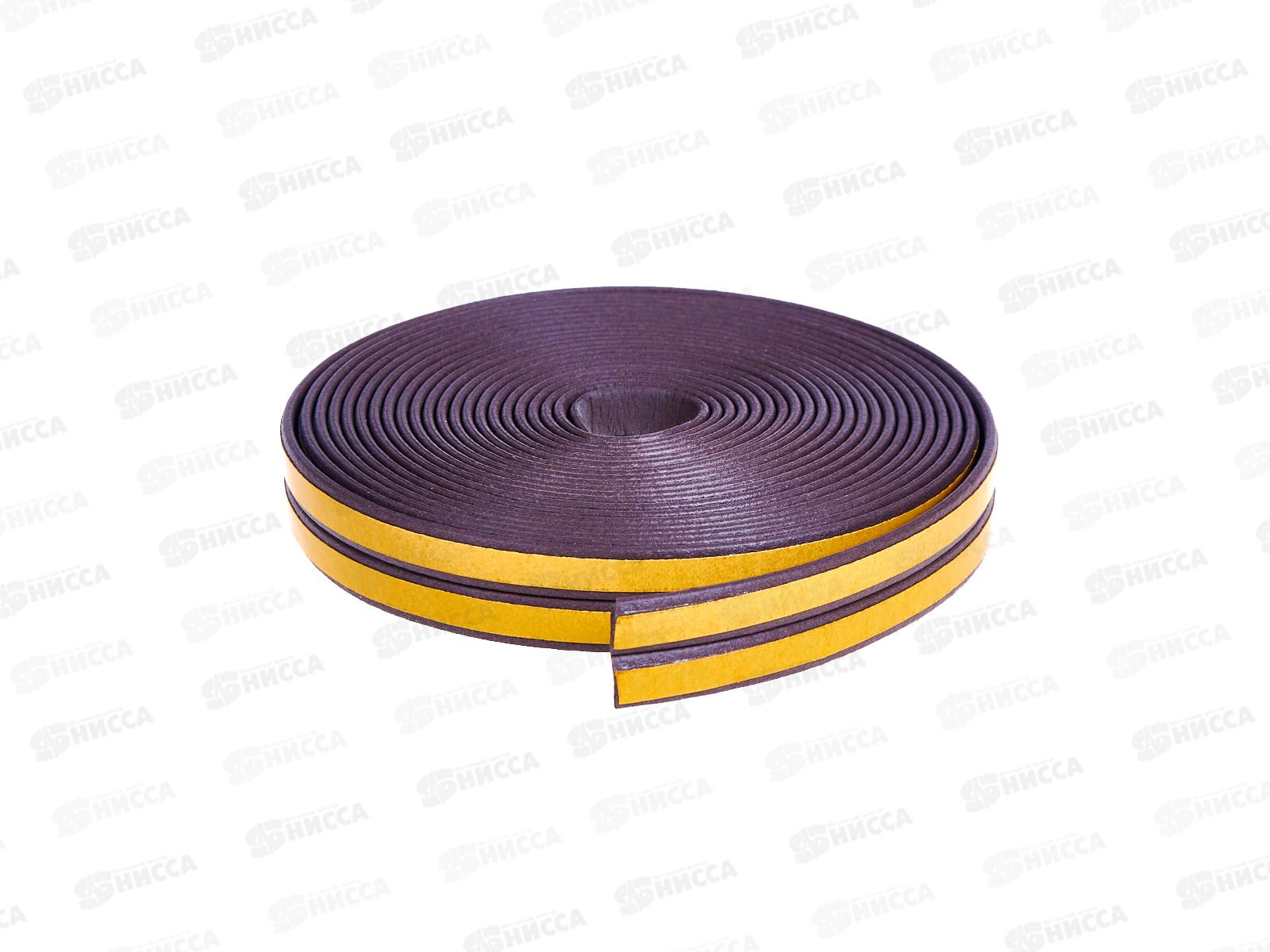 Уплотнитель резиновый URK010l l-профиль Коричневый 2*9мм 10м 4WALLS/100