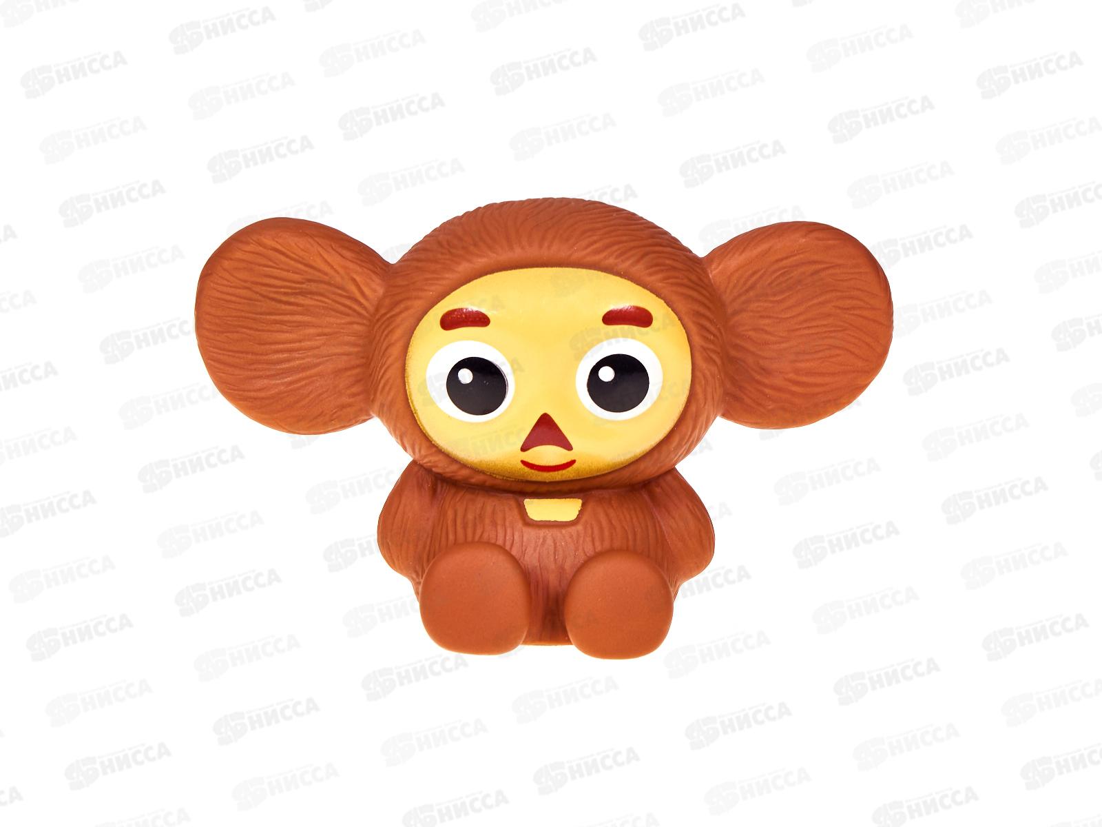 Игрушка пластизоль для ванны Чебурашка, SPRING-01 в сетке 381799