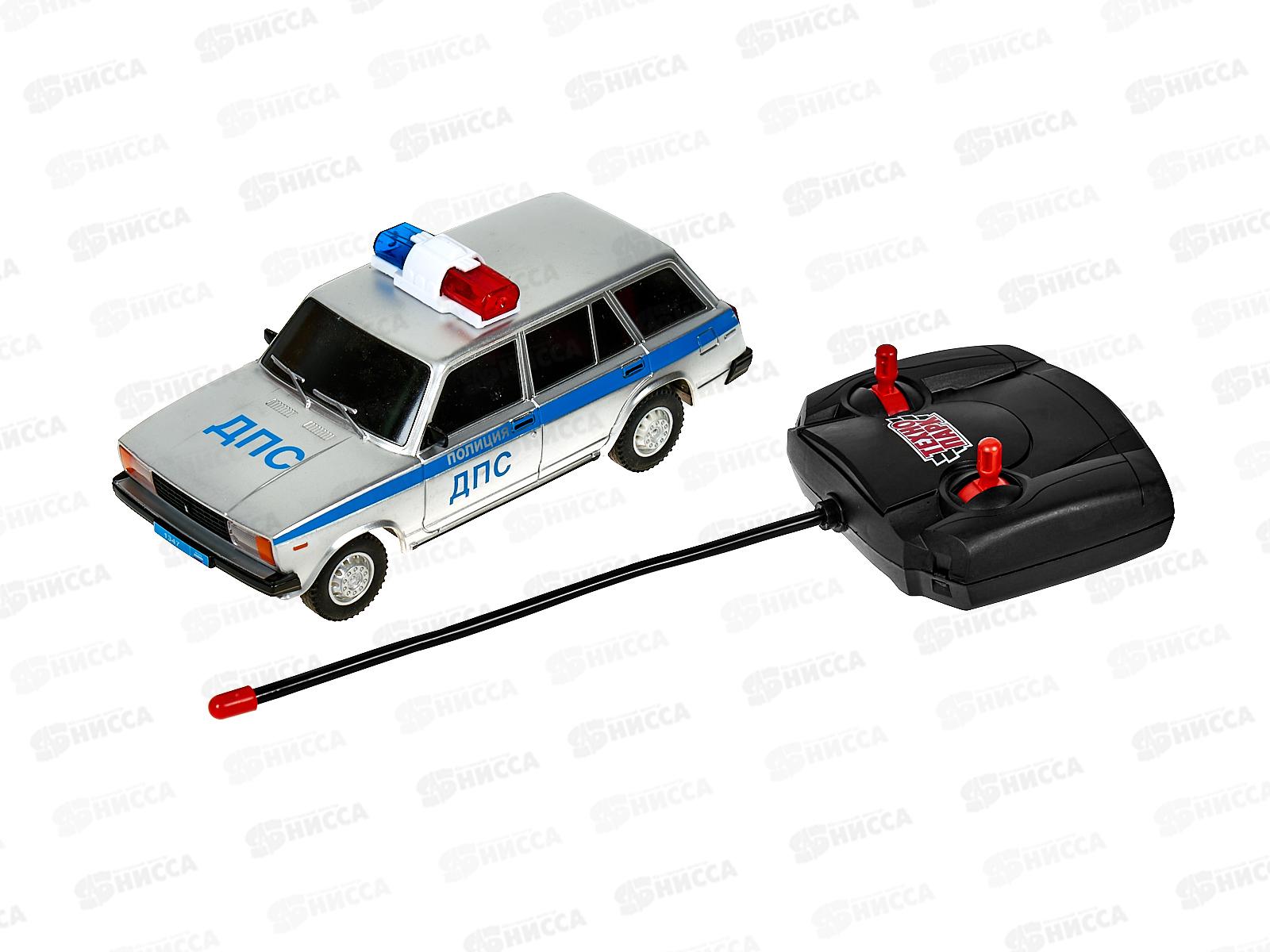Машина радиоуправляемая  &quotТехнопарк&quot LADA ваз-2104, 18см, ДПС, серебристый, 381730