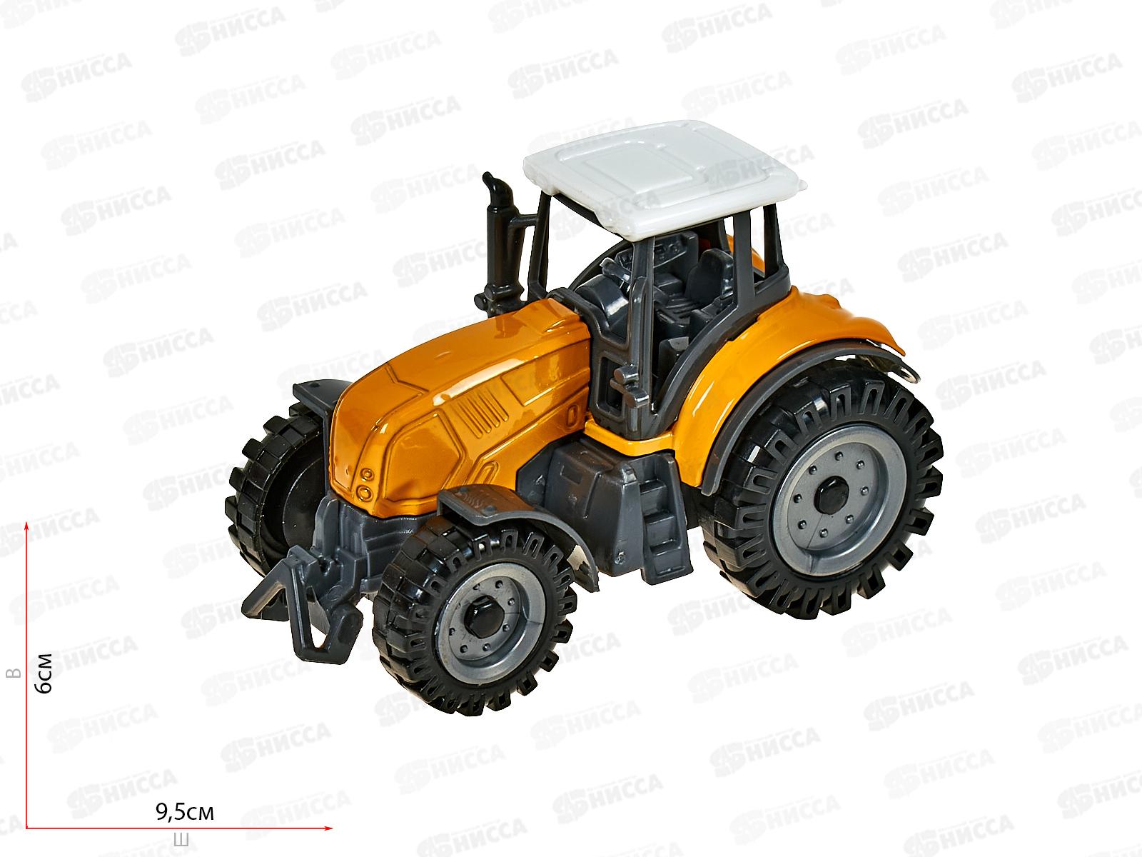 Машина &quotТЕХНОПАРК&quot металлическая Трактор 9,5см, 1848693-R, 381022