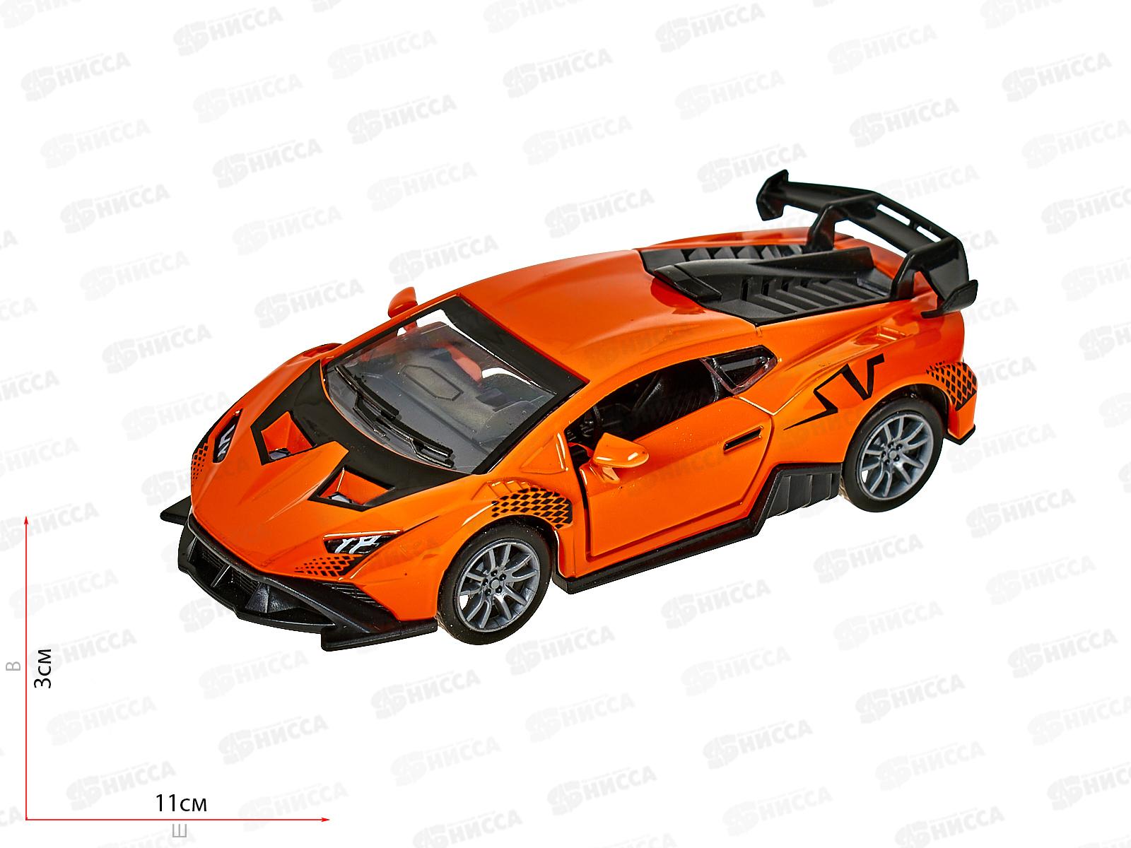 Машина "ТЕХНОПАРК" металлическая Спорткар 12см, инерц, ST0038219K-W-R, 380342