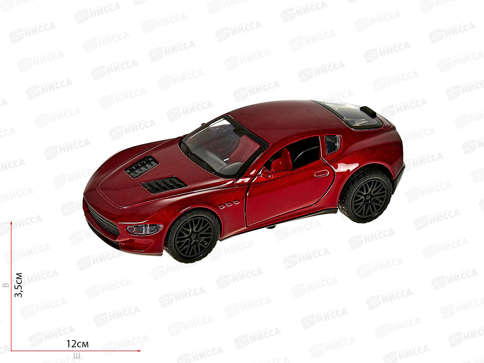 Машина &quotТЕХНОПАРК&quot металлическая Спорткар 12см, инерционная 2210С0142-R1, 379078