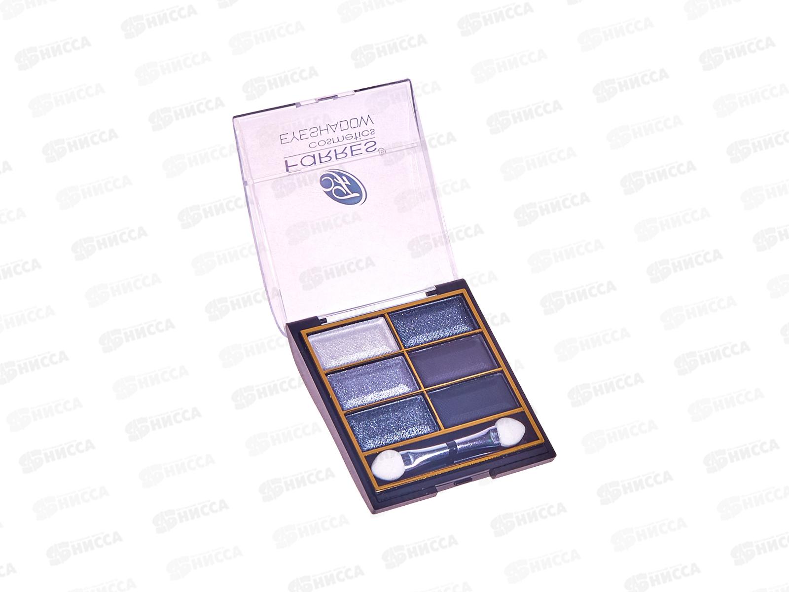 Farres Тени для век 6 цветов перламутровые 1104-02 *6 *6