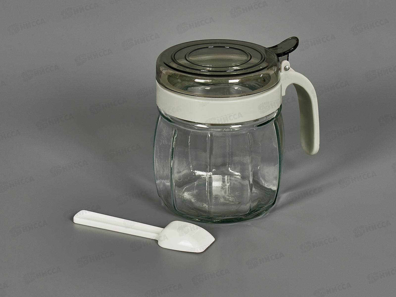 Емкость для сыпучих продуктов с ложкой, v=350мл, 9904587 *48