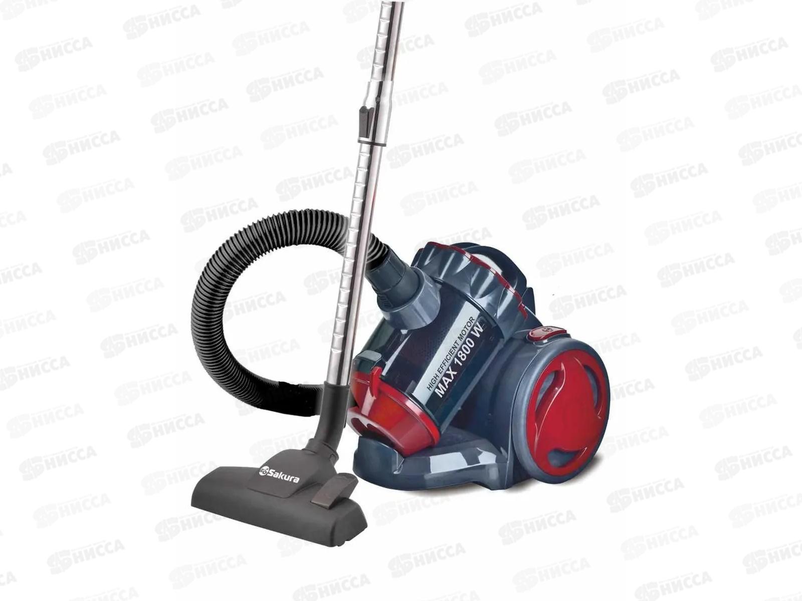 Пылесос SA-8323R 1800Вт Красно-серый