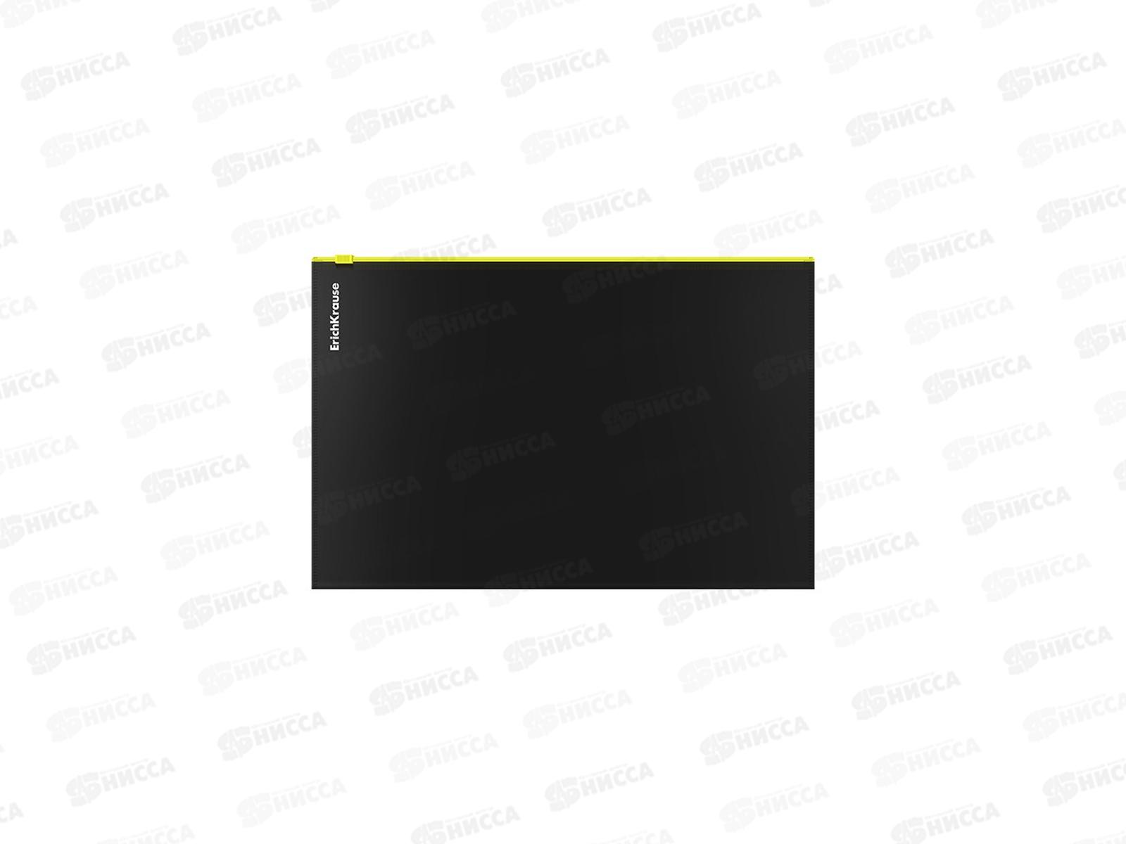 Папка на молнии EK А6 Matt Accent,не прозр.,асс, 54956 *12/240