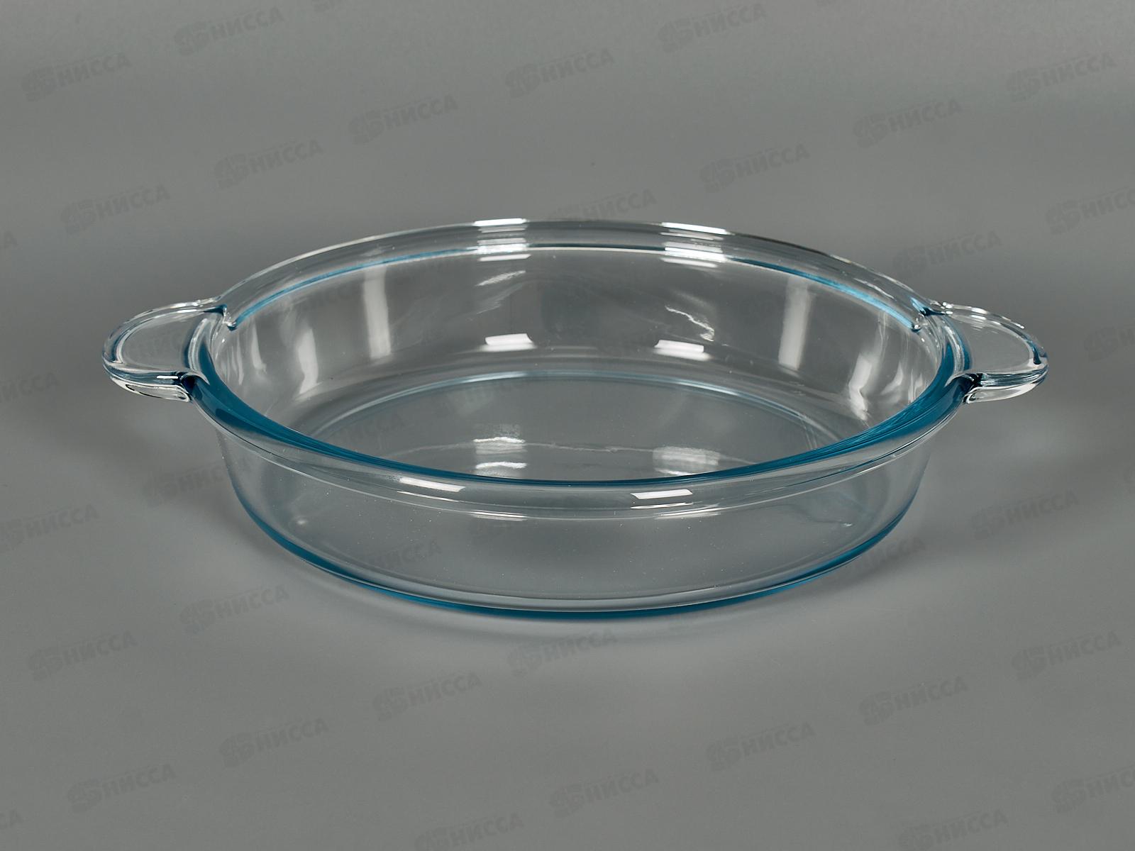 Посуда для СВЧ круглая с ручками 59234  (для запекания)