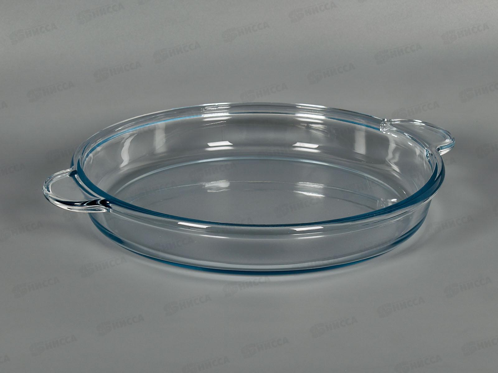 Посуда для СВЧ круглая с ручками 59254   (для запекания)