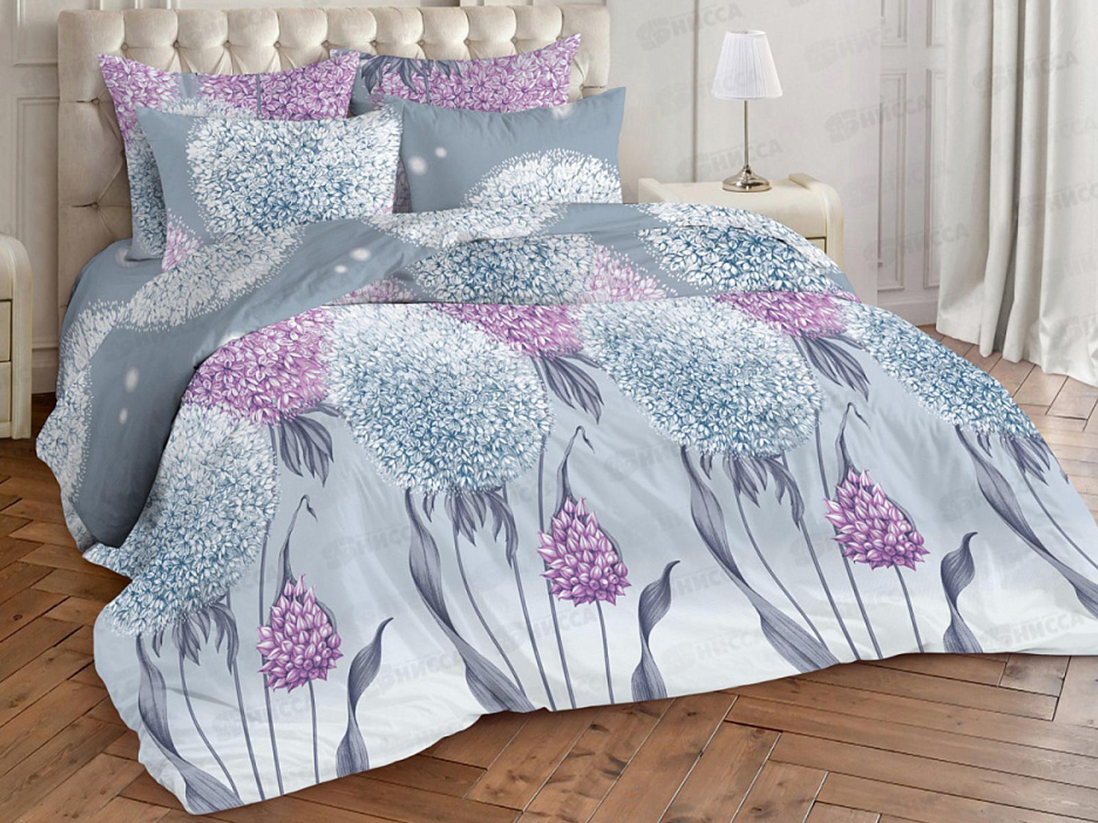 Комплект постельного белья 1,5сп Поплин Кармелита