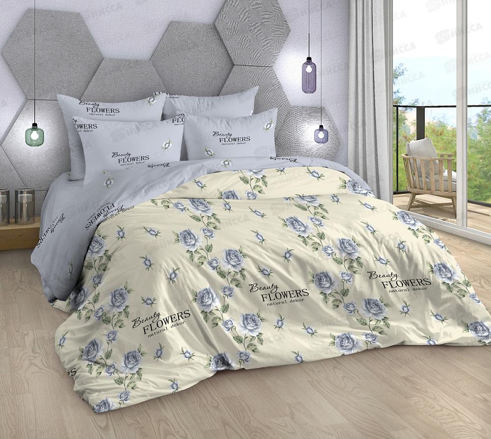 Комплект постельного белья 1,5сп Поплин Пастила