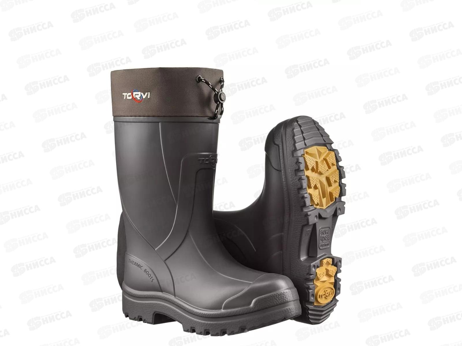 Сапоги TORVI из п/м ЭВА с подош ТЭП и с 4х-м вкл мех -45 Олива р.44