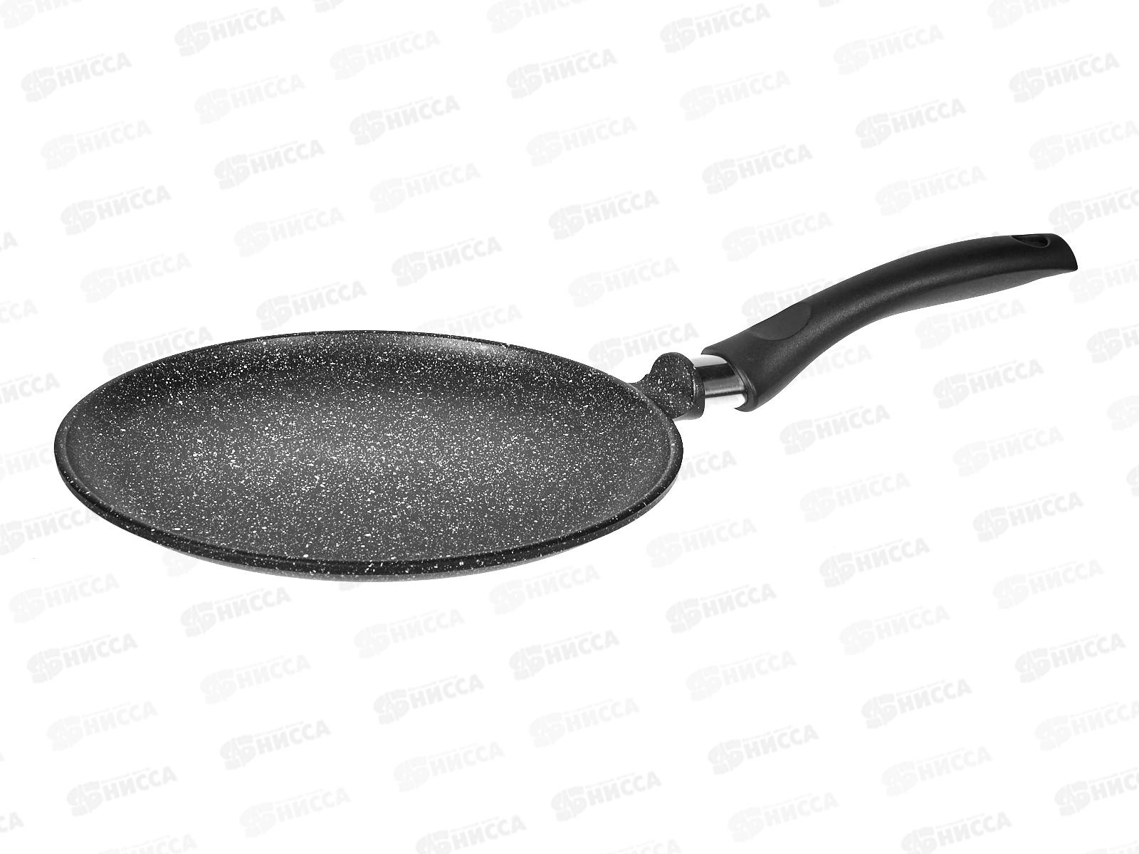 Сковорода 24см блинная литая Индукция Гранит, L186224i