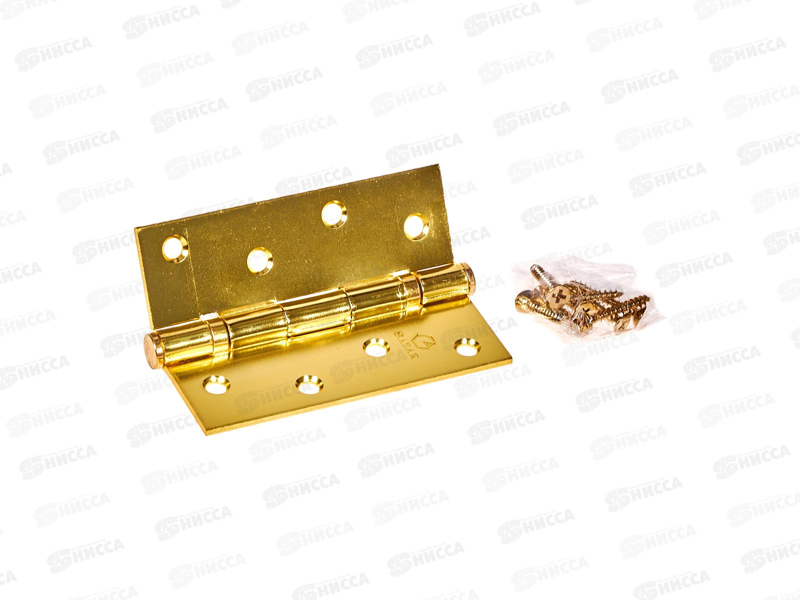 Петля универсальная 100*75*2,5 GP золото 2BB 322222