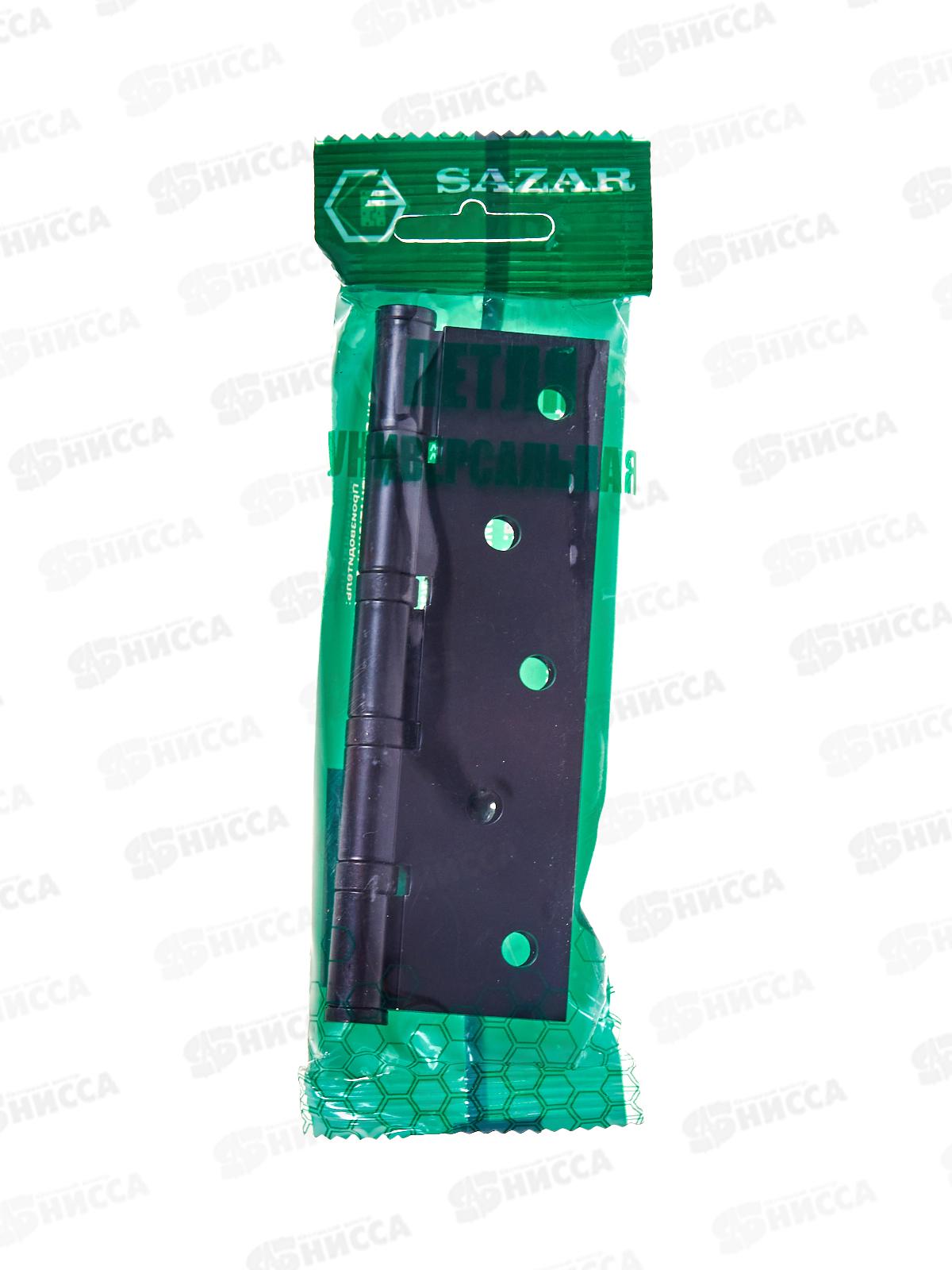 Петля универсальная 125*75*2,5 BLM матовый черный 2BB 322247