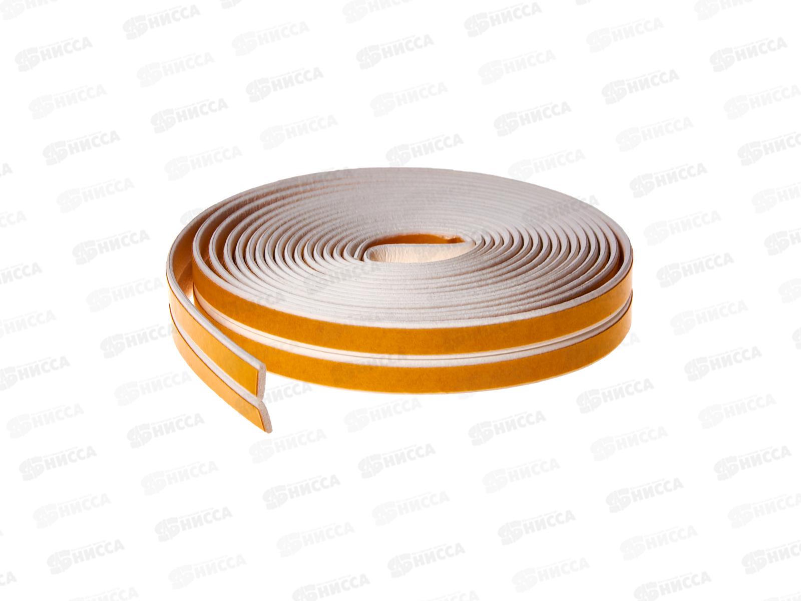 Уплотнитель самоклеящийся PRAKTISCHE 8х2мм IV-6м (белый) У0193